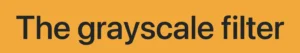 This image displays black text on an orange background color.