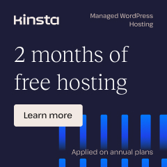 Kinsta 2 months web hosting