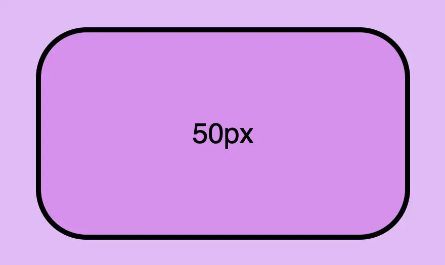 This image shows a box with border-radius: 40% 20px 30%; Top-left corner have radius 40%, top-right and bottom-left corners have radius 20px while bottom-right corners have radius 30%.