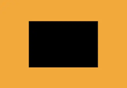 An image showing an orange background with a centered black rectangle.