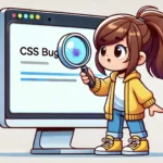 Girl examining bug, over a screen, through magnifying glass.