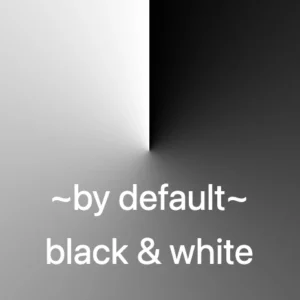 Default conic gradient with only black and white.